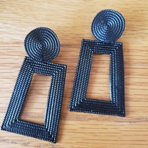 Black Statement Earrings